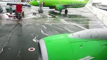 Взлет из Домодедово Boeing 737-800 S7 Airlines