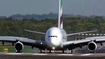 Atterrissage dangereux d'un avion Airbus A380 en pleine tempête