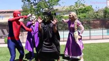 Teacher Rapunzel TEACHES NUMBERS to Spiderman & Joker! w/ The Witch in Real Life