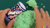 DIY Kinetic Sand Candy Bars | Learn Colors | Learning Review