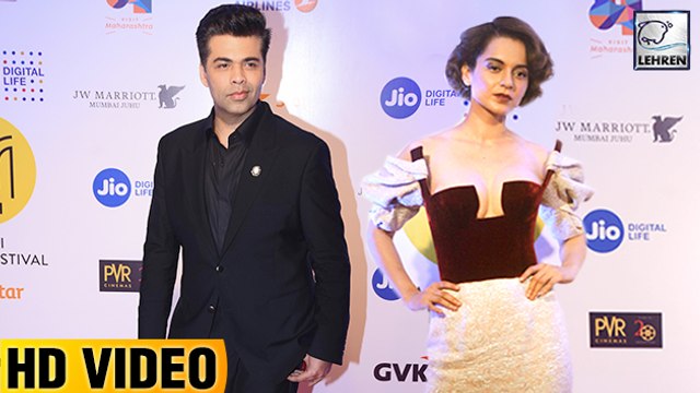 Karan Johar And Kangana Ranaut's FACE-OFF At Ambani's Party