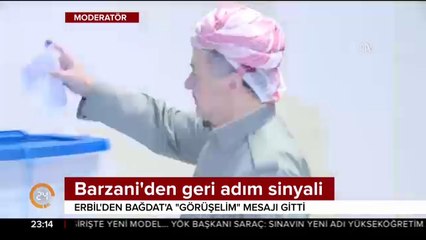 Barzani'den geri adım sinyali