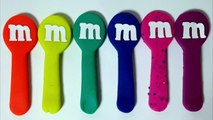 Play Doh M&M Spoon & Superhero Ice Cream Hulk Learn Colors Finger Family Nursery Rhymes