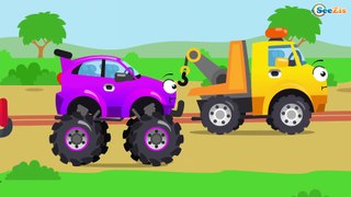 Мультфильмы для Детей про Машинки - Трактор Павлик едет и везет сюрпризы