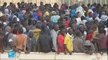 وصول ستة آلاف مهاجر غير شرعي إلى مركز الحمراء بمدينة غريان الليبية