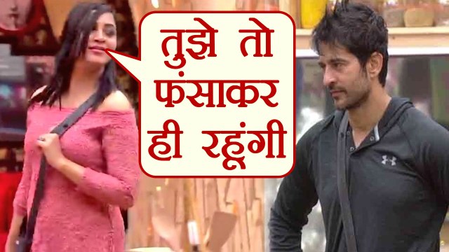Bigg Boss 11: Aarshi Khan FLIRTS with Hiten Tejwani | FilmiBeat