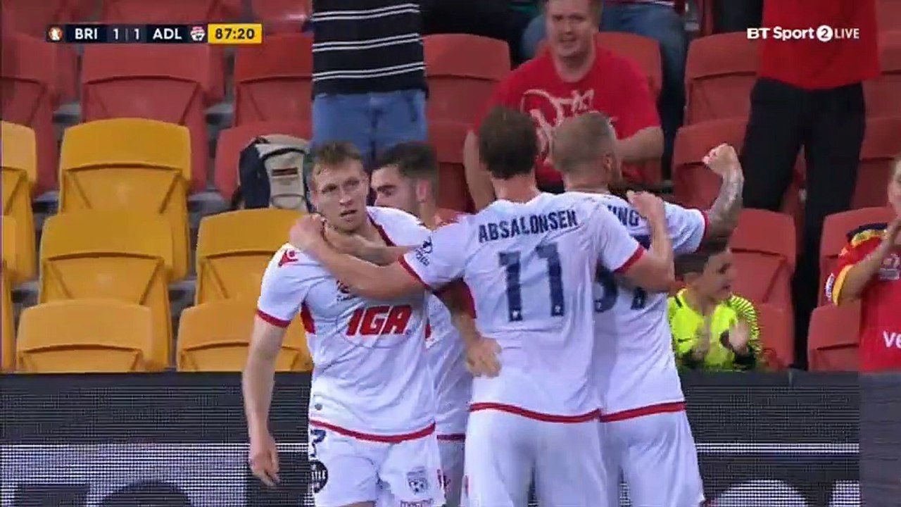 1-1 Ryan Kitto Goal Australia  A-League  Regular Season - 13.10.2017 Brisbane Roar 1-1 Adelaide...
