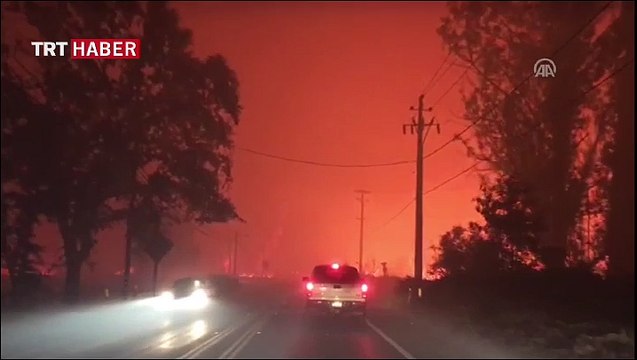 Alevlerin arasından böyle kaçtılar