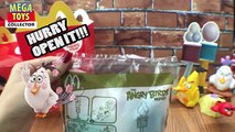 Mcdonalds toys 2016 ANGRY BIRDS happy meal unboxing - whole set collection! Flying Fat Terence