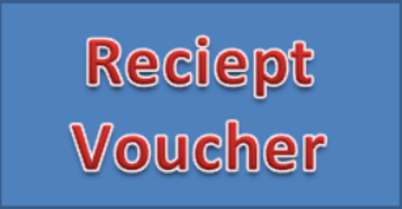 Receipt Voucher in MS.excel