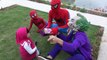 Médico Homem Aranha injeção resgate bebê Aranha carrinho do bolo Maleficente Coringa super herói pia