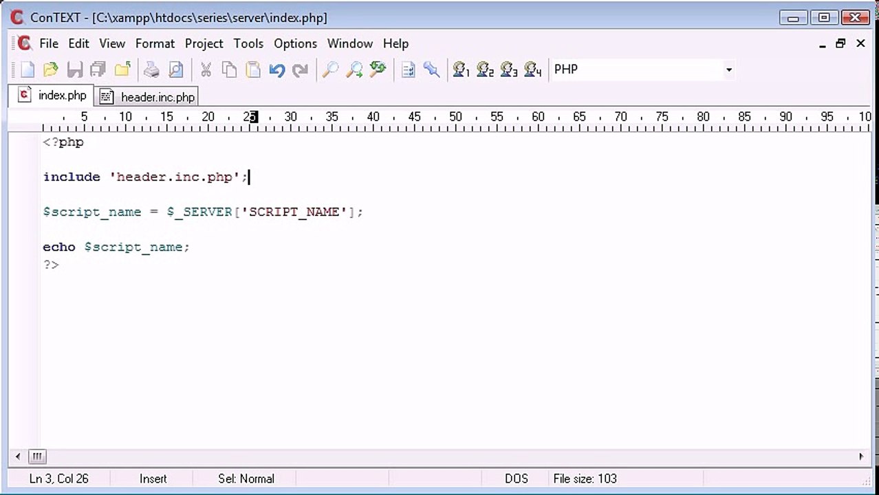 PHP Training In Jaipur|PHP Training Companies In Jaipur| $_SERVER Variables_ Script Name