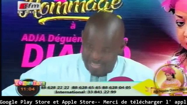 Vidéo (Hommage Feu Deguène Chimère) son mari Me Babou témoigne : « Le jour où l’on se rencontrera sous terre je veux… »