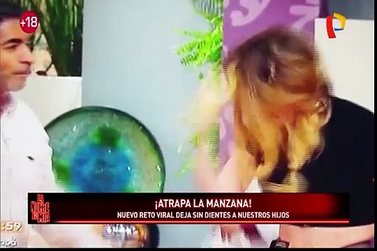 ¡Atrapa la manzana! Nuevo reto se vuelve viral y deja sin dientes a niños y adolescentes