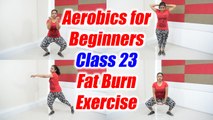 Aerobics for beginners - Class 23 | Step aerobics to burn fat | Boldsky