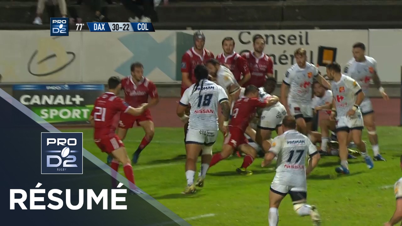 PRO D2 - Résumé Dax-Colomiers: 30-25 - J8 - Saison 2017/2018