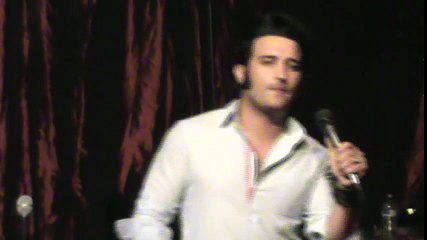 Gordon Davis sings 'It's Midnight' Dad's Place 2015