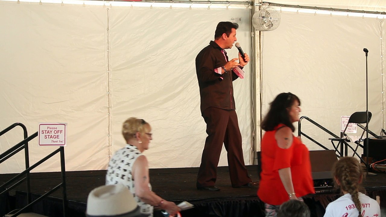 George Nadile sings 'Steamroller Blues' Elvis Week 2017