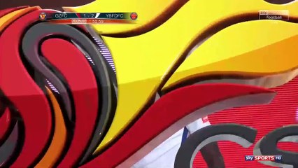 1-2 Bubacarr Trawally Goal China  Super League - 13.10.2017 Guangzhou Evergrande 1-2 Yanbian Fude