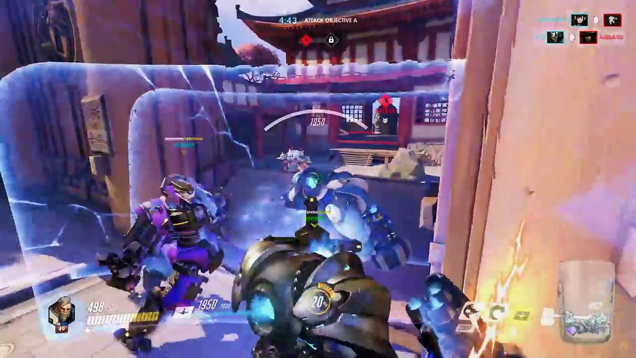 Overwatch - Hanamura on Attack 2:18 [Reinhardt]