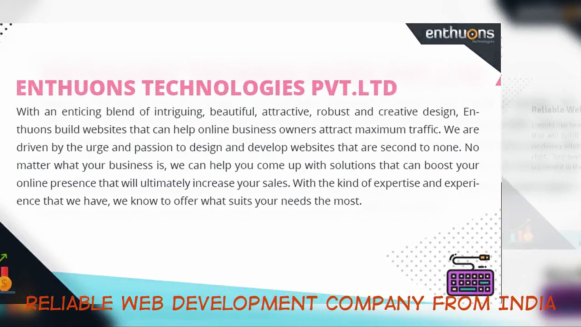 ⁣Reliable Web Development Company from India