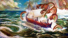 ΟΜΗΡΟΥ ΟΔΥΣΣΕΙΑ Μ - 2 Η Σκύλλα και η Χάρυβδη