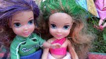 Elsas Barbecue Surprise Dance Party Anna and Elsa Toddlers Barbie My Little Pony MLP Toys In Action