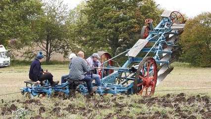STEAM ENGINE PLOUGHING 100 Yrs ago