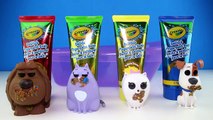 The Secret Life of Pets Bath Paint - Bath Tub Time with Orbeez, Learning Colors, Fun Toy Surprises