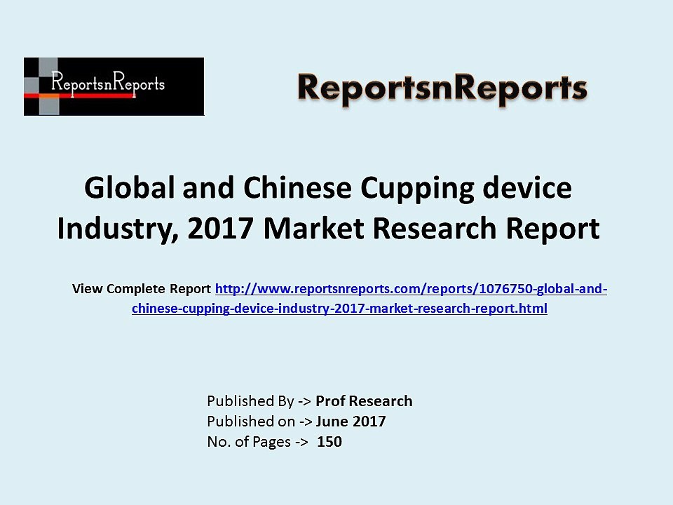 Cupping device Market Global Trend, Profit and Key Manufacturers Analysis Report