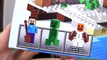 Minecraft Esconderijo na Neve de Lego Brinquedos - The Snow Hideout Minecraft Toys
