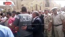 تشييع جنازة الشهيد الحسين جمال من مسجد الرضا بمدينة بنى سويف الجديدة