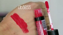 Lip Swatches/ Mini Review | L.A Girl Matte Flat Finish Pigment Glosses