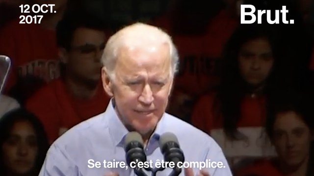 Les mots forts de Joe Biden wur Harvey Weinstein