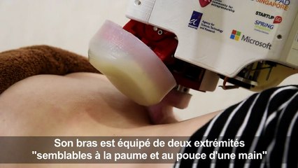 Emma, la robot-masseuse, fait ses débuts à Singapour