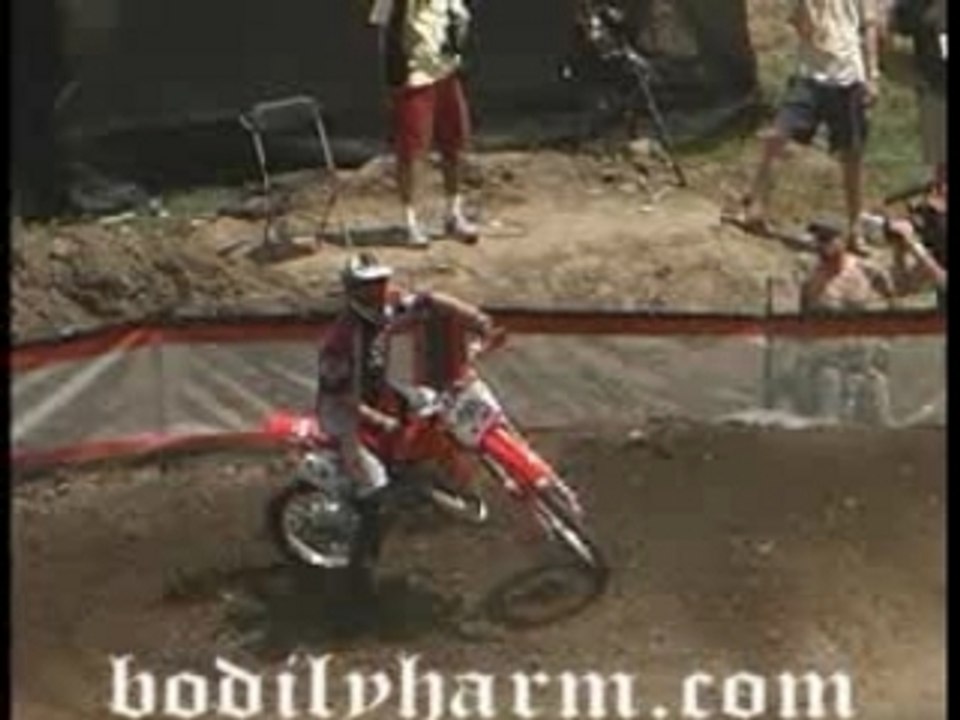 Accident moto cross - Crash