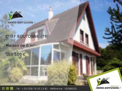 Maison A vendre Chef boutonne 0m2 - 160 500 Euros