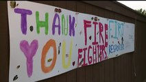 Residents Find Messages of Hope Throughout Town Affected by Wildfires