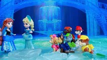 PATRULLA CANINA HELADA por ELSA de FROZEN!! PATRULLA DE CACHORROS PAW PATROL FROZEN!!