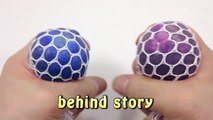DIY Stress Ball How To Make Glitter Colors Powder Squishy Balloons Learn Colors Slime Icecream