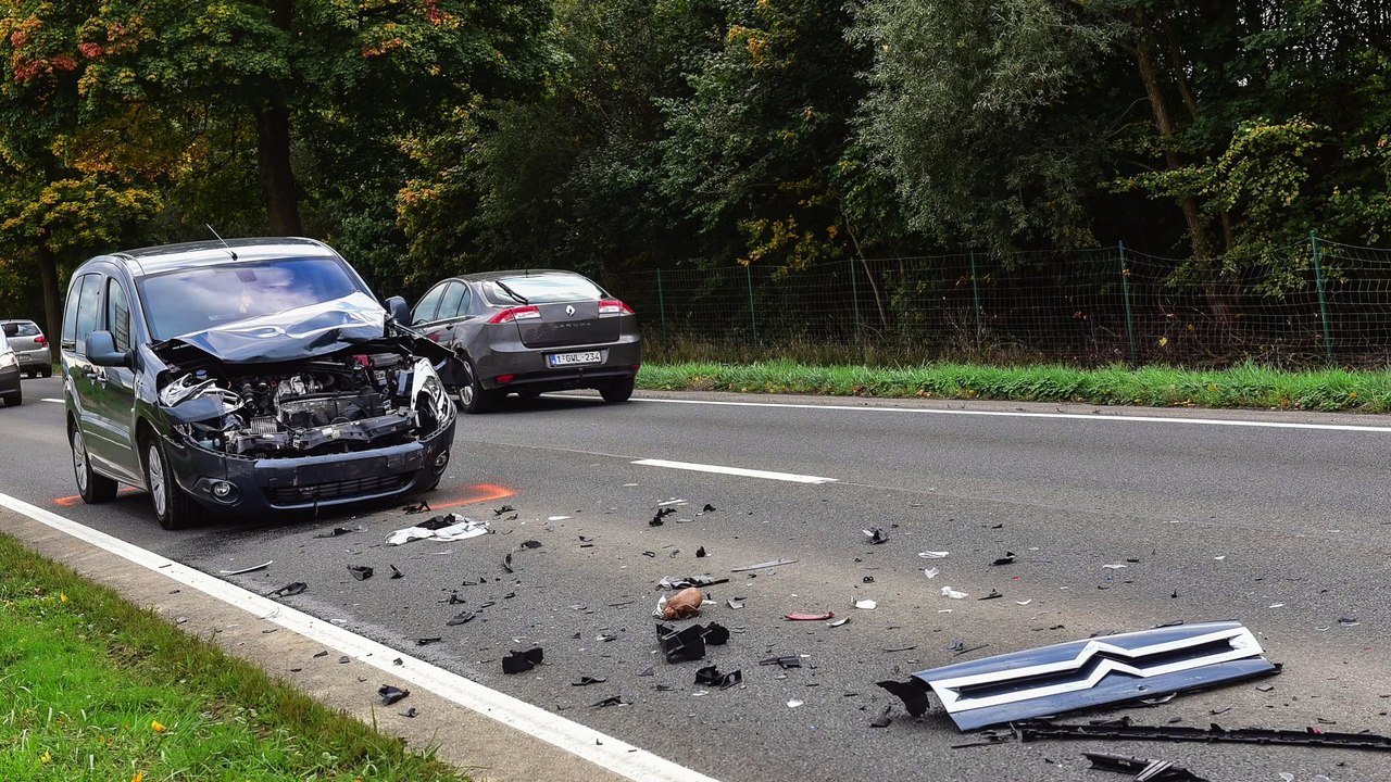 Accident spectaculaire, à Leuze.