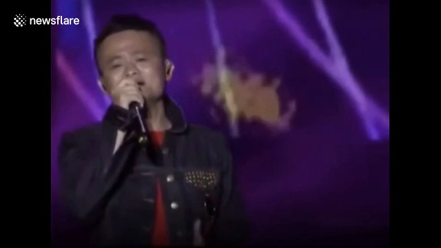 Alibaba's Jack Ma attempts 'Unchained Melody' with mixed results