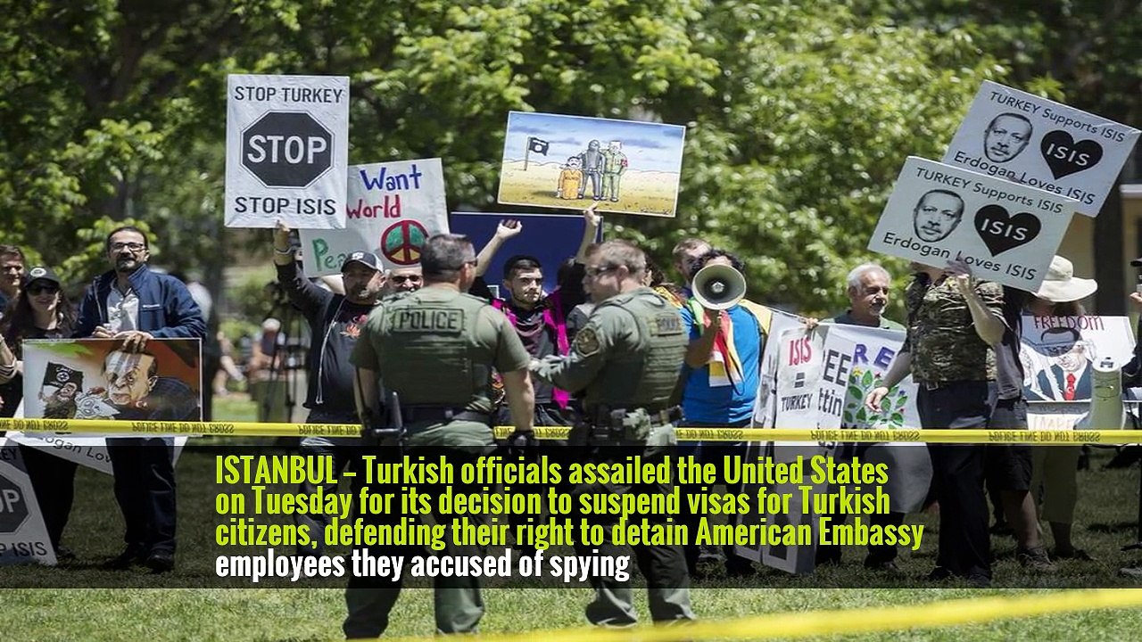 Turkish President Erdogan Blames U.S. Ambassador for Visa Row