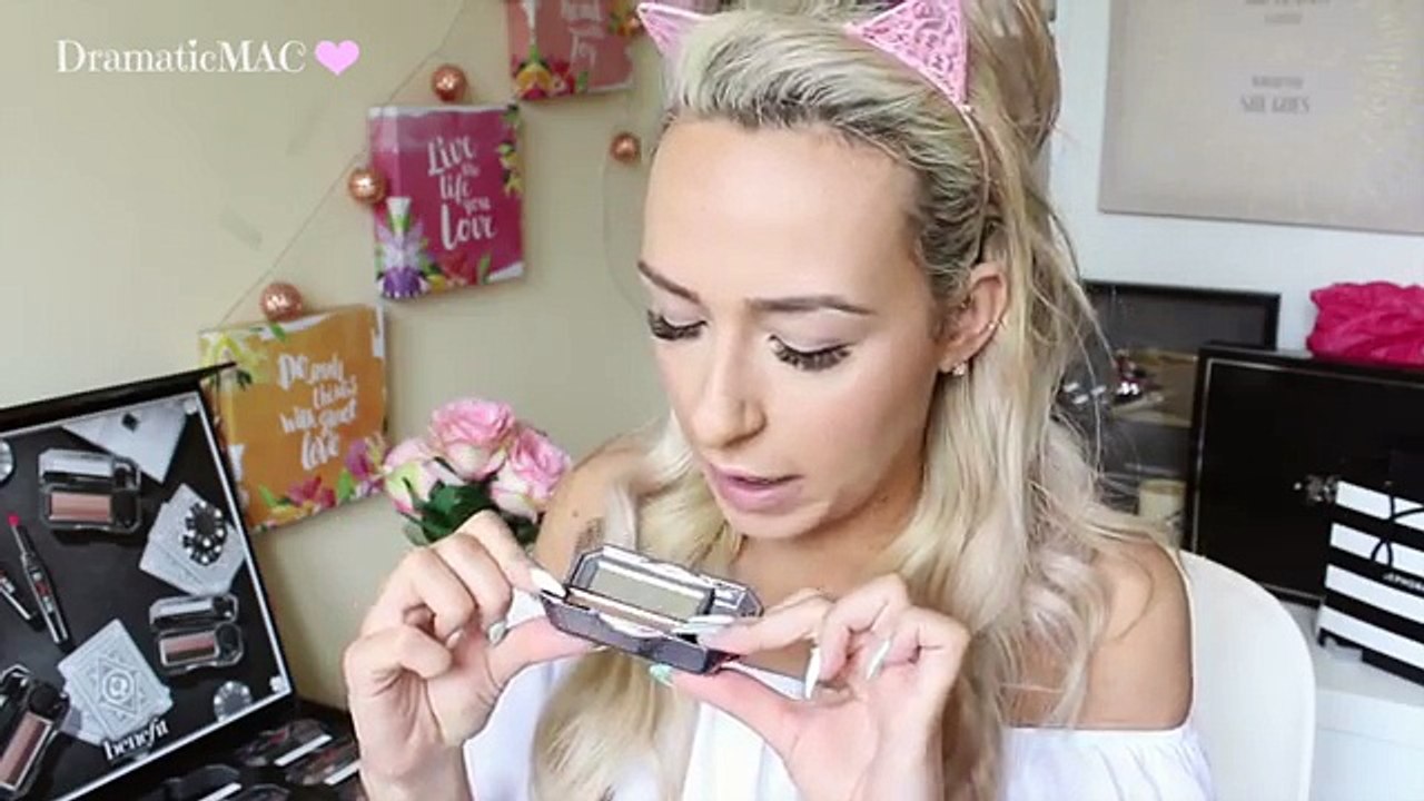 Full Face TESTING BENEFIT cosmetics || DramaticMAC