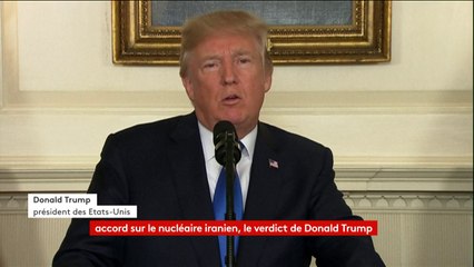 Trump confirme qu'il ne certifiera pas l'accord sur le nucléaire iranien