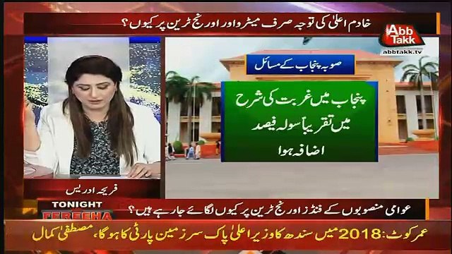 Punjab Main Ghurbat Main Taqreeban 16 % Izafa Hoa Hai - Fareeha Idrees