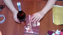 Как украсить бутылку? Букет Доктор из конфет. How to decorate a bottle? Doctor of sweets