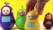 TELETUBBIES STACKING CUPS / SURPRISES! / LEARN Colors with Tinky-Winky Laa-Laa Dipsy Po and Play-Doh