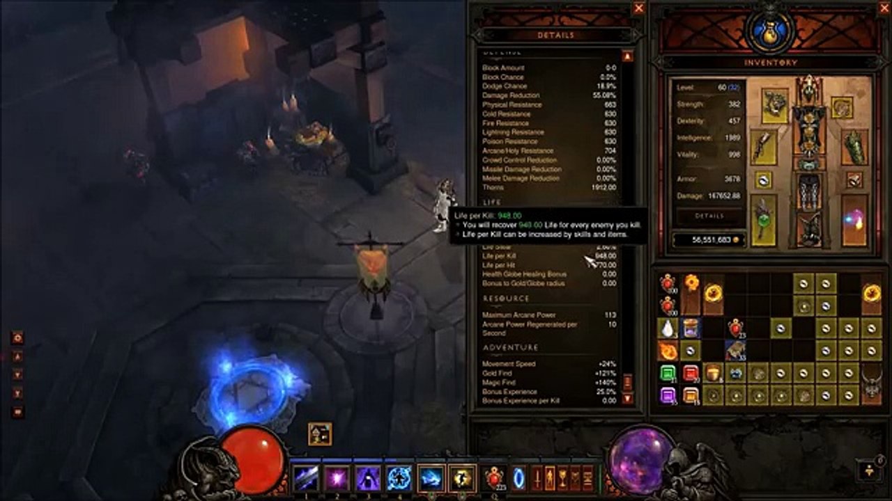 Diablo 3 - Fastest Paragon Farming Wizard Build 1.08