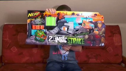Unboxing Nerf Zombie Strike Sledgefire [deutsch/german]